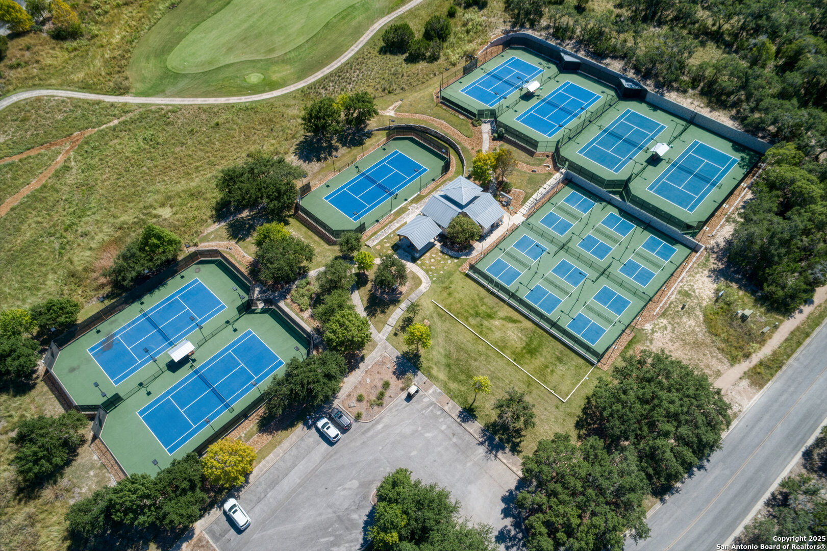 Lot 26 Winged Foot Boerne, TX 78006 - Photo 11 of 15 an aerial view of a house with a yard and swimming pool