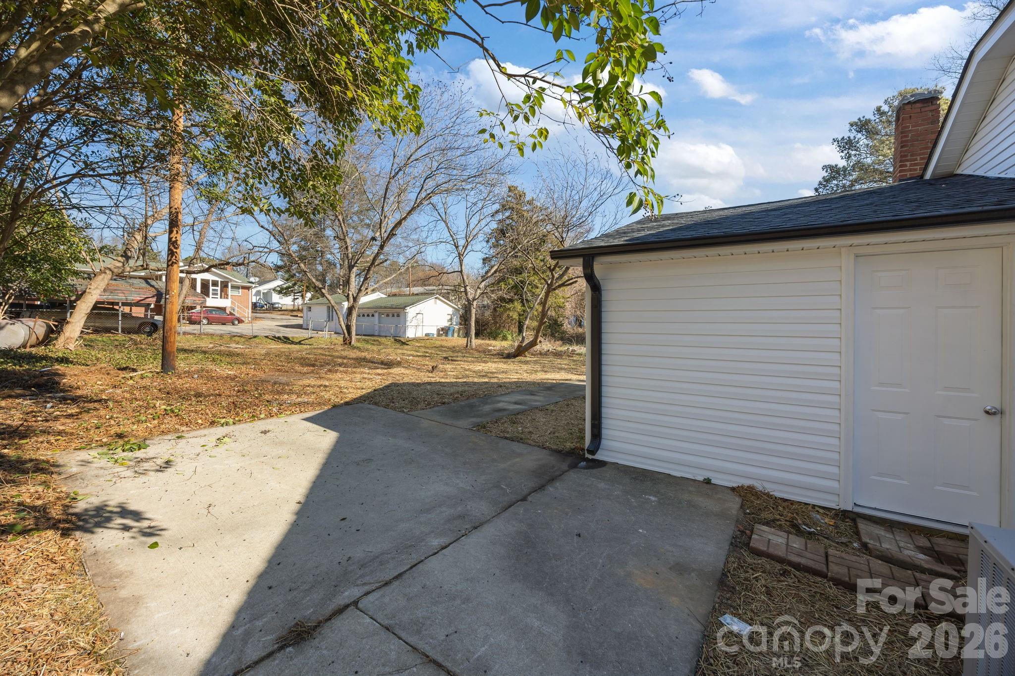 5010 Athens Street Kannapolis, NC 28081 - Photo 12 of 36 a view of a backyard of the house