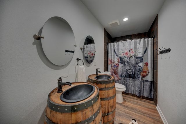 a bed room with a bed and a window