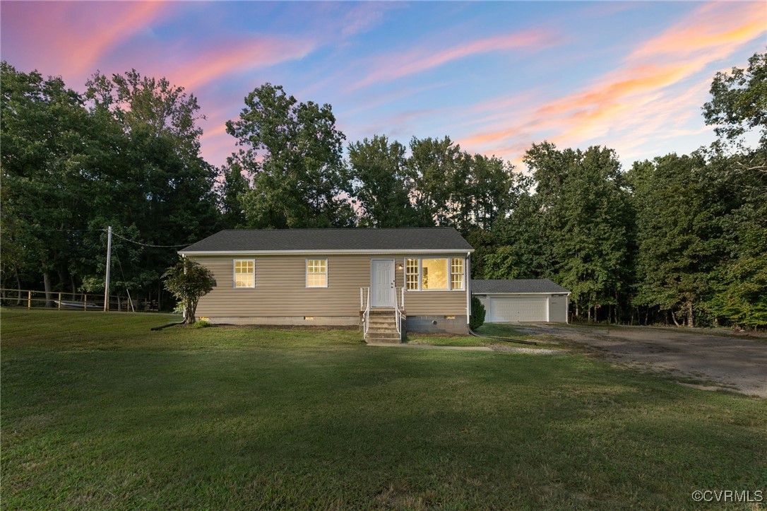 8600 Hickory Road Petersburg, VA 23803 - Photo 1 of 28 View of front of the house with a yard