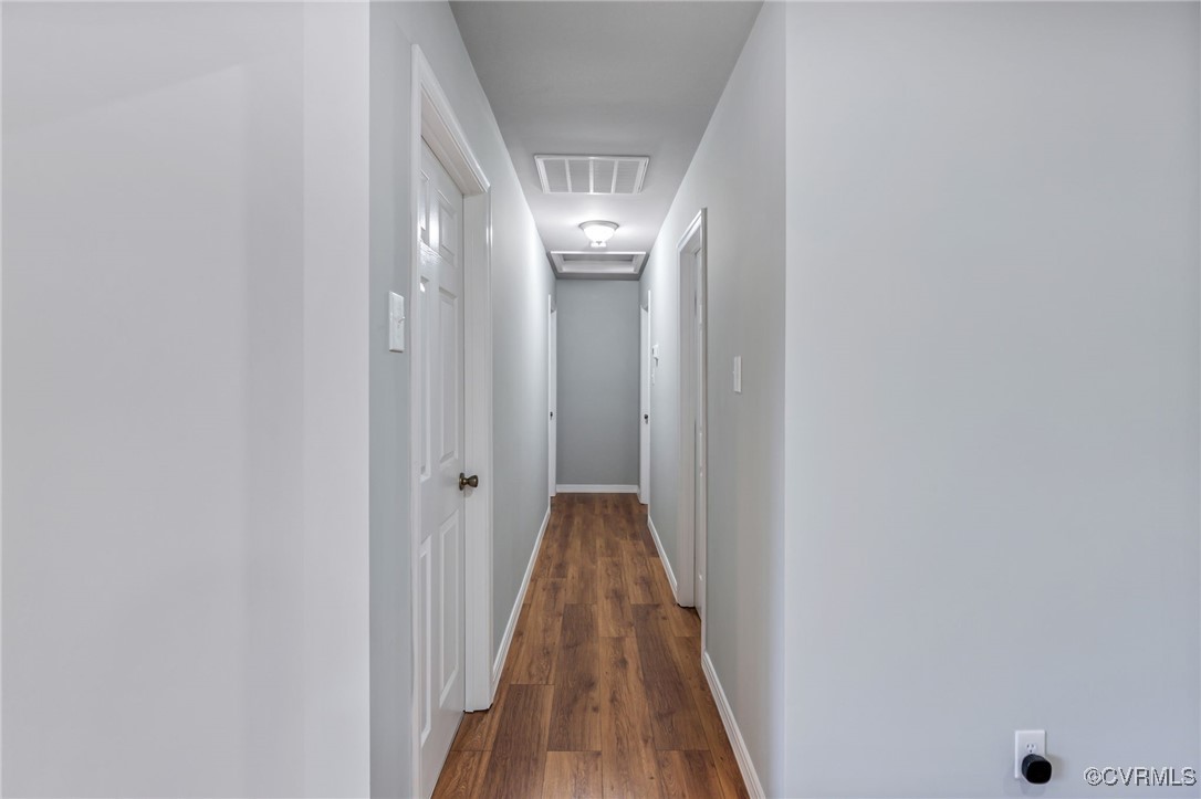 8600 Hickory Road Petersburg, VA 23803 - Photo 16 of 28 Hallway featuring wood-type flooring