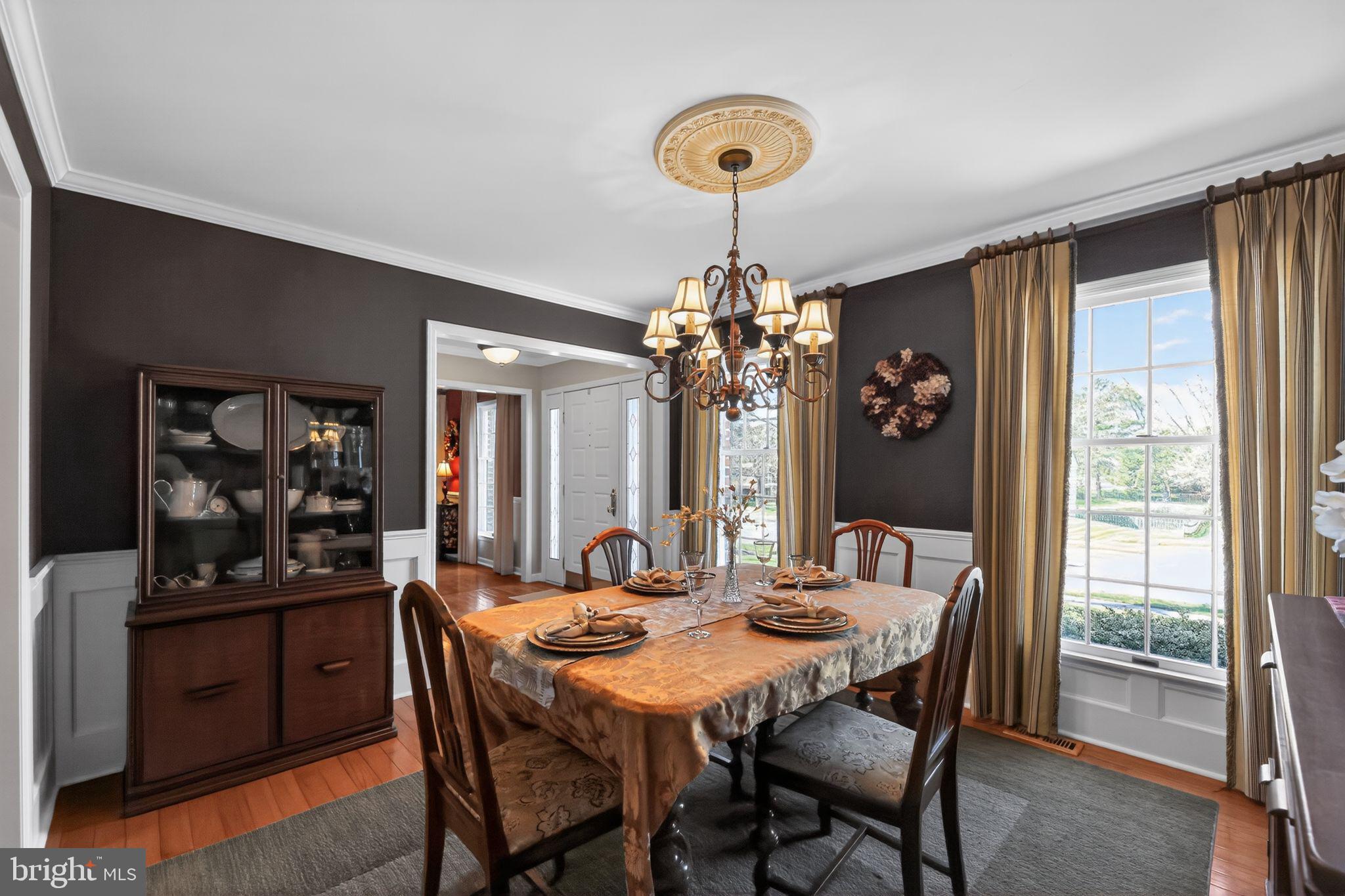 42 Callison Lane Voorhees, NJ 08043 - Photo 16 of 55 a view of a dining room with furniture window and outside view