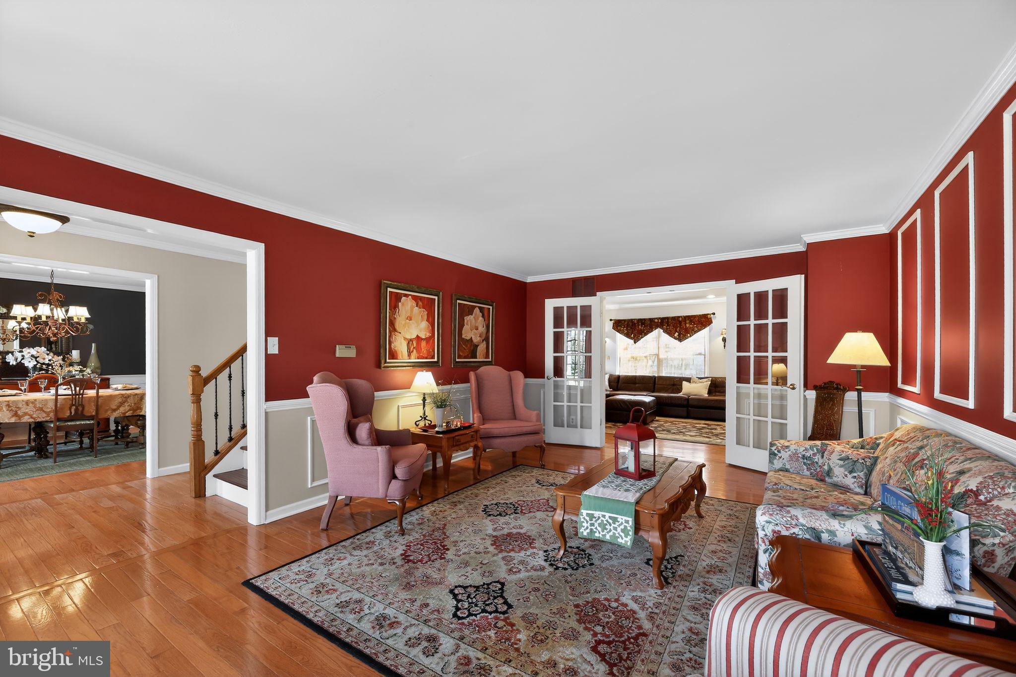 42 Callison Lane Voorhees, NJ 08043 - Photo 5 of 55 a living room with furniture and a flat screen tv