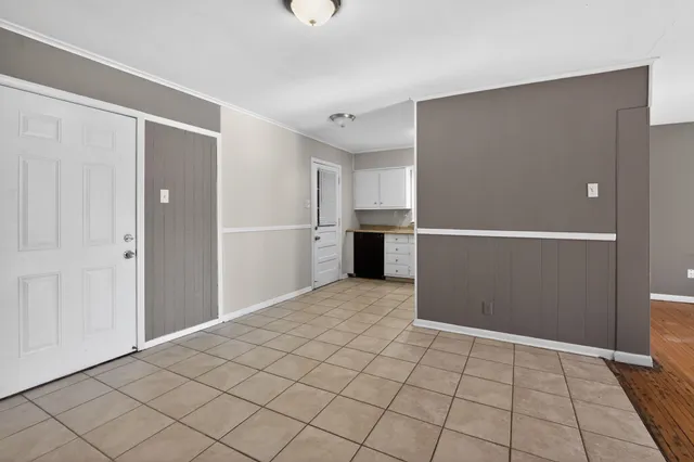 a view of empty room