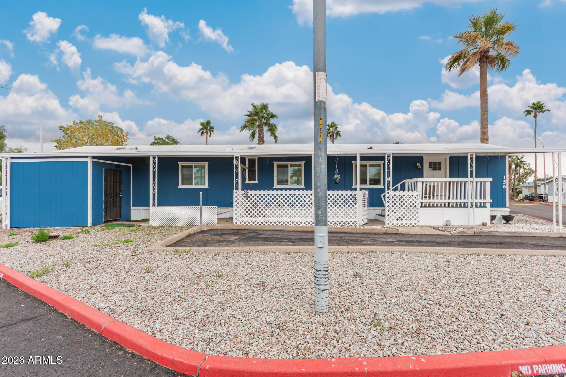 front view of a house with a porch