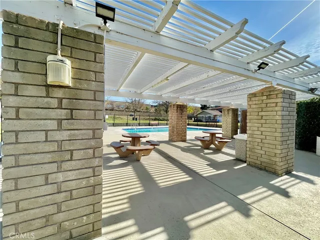 a view of park with slide