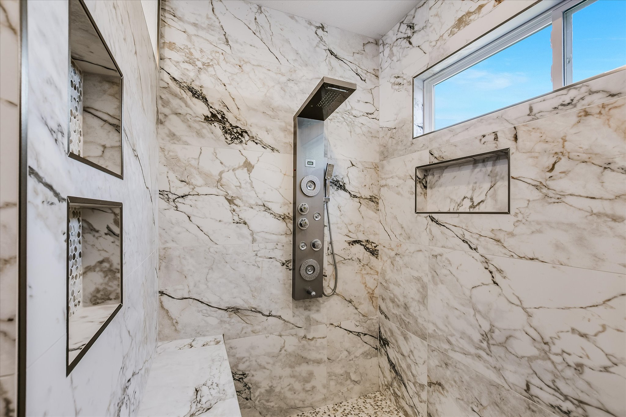19920 Old Burnet Road Jonestown, TX 78645 - Photo 16 of 29 Fabulous walk-in shower with programmable shower heads