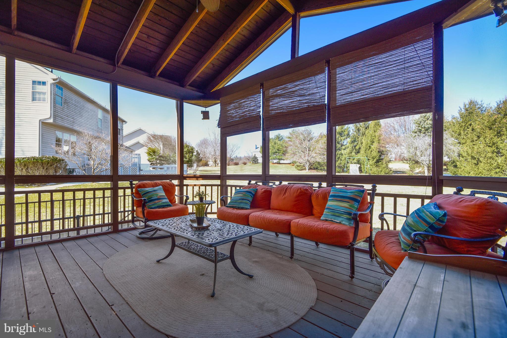 6 Ruffed Grouse Court Towson, MD 21286 - Photo 15 of 30 Screened porch with ceiling fan