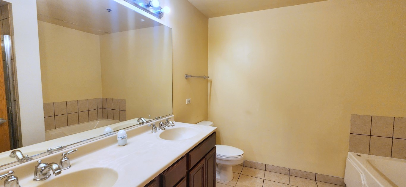 1250 South Indiana Avenue, Unit 802 Chicago, IL 60605 - Photo 11 of 20 a bathroom with a sink and a mirror