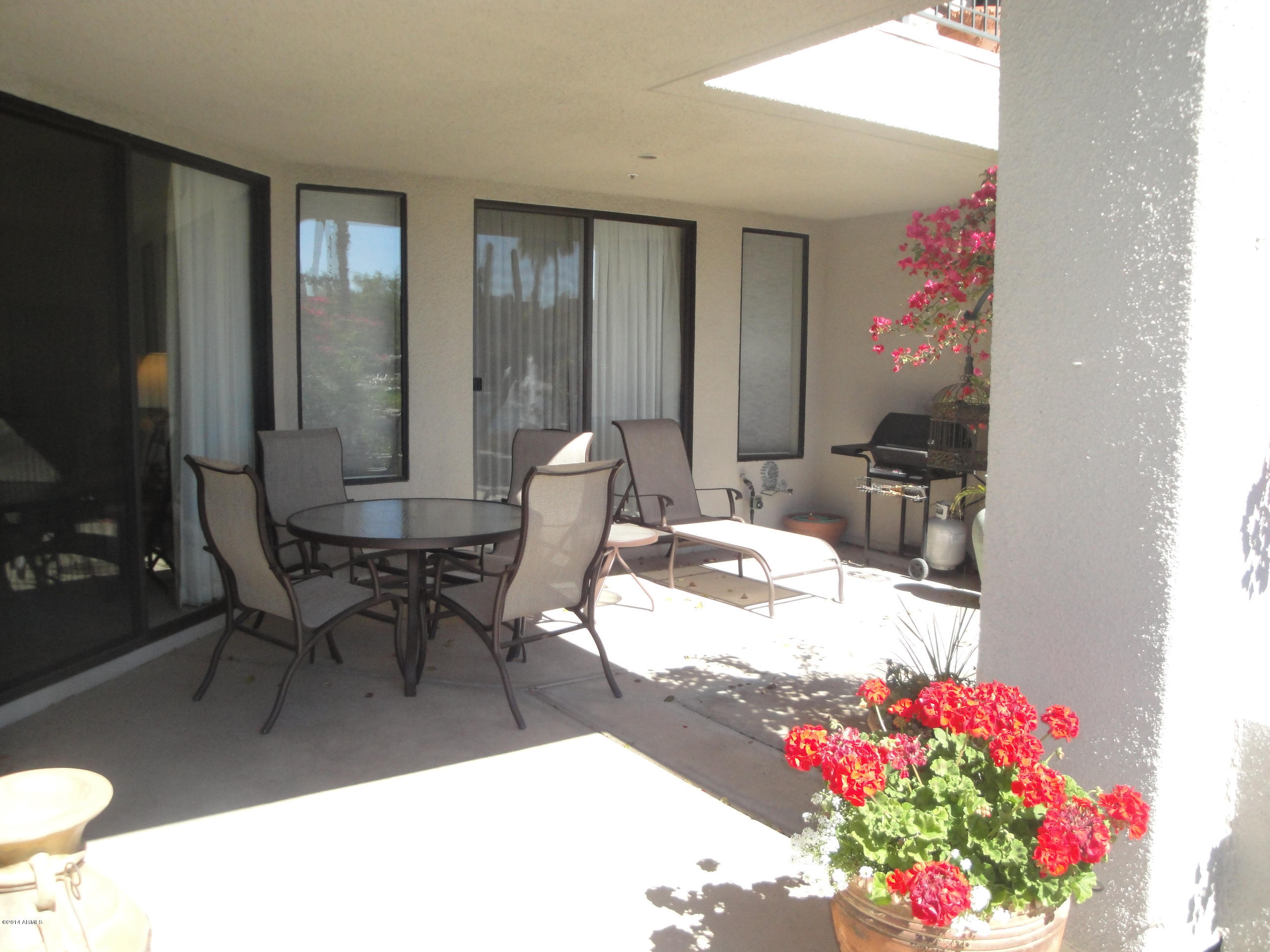 7700 East Gainey Ranch Road, Unit 123 Scottsdale, AZ 85258 - Photo 25 of 40 SPACIOUS COVERED PATIO