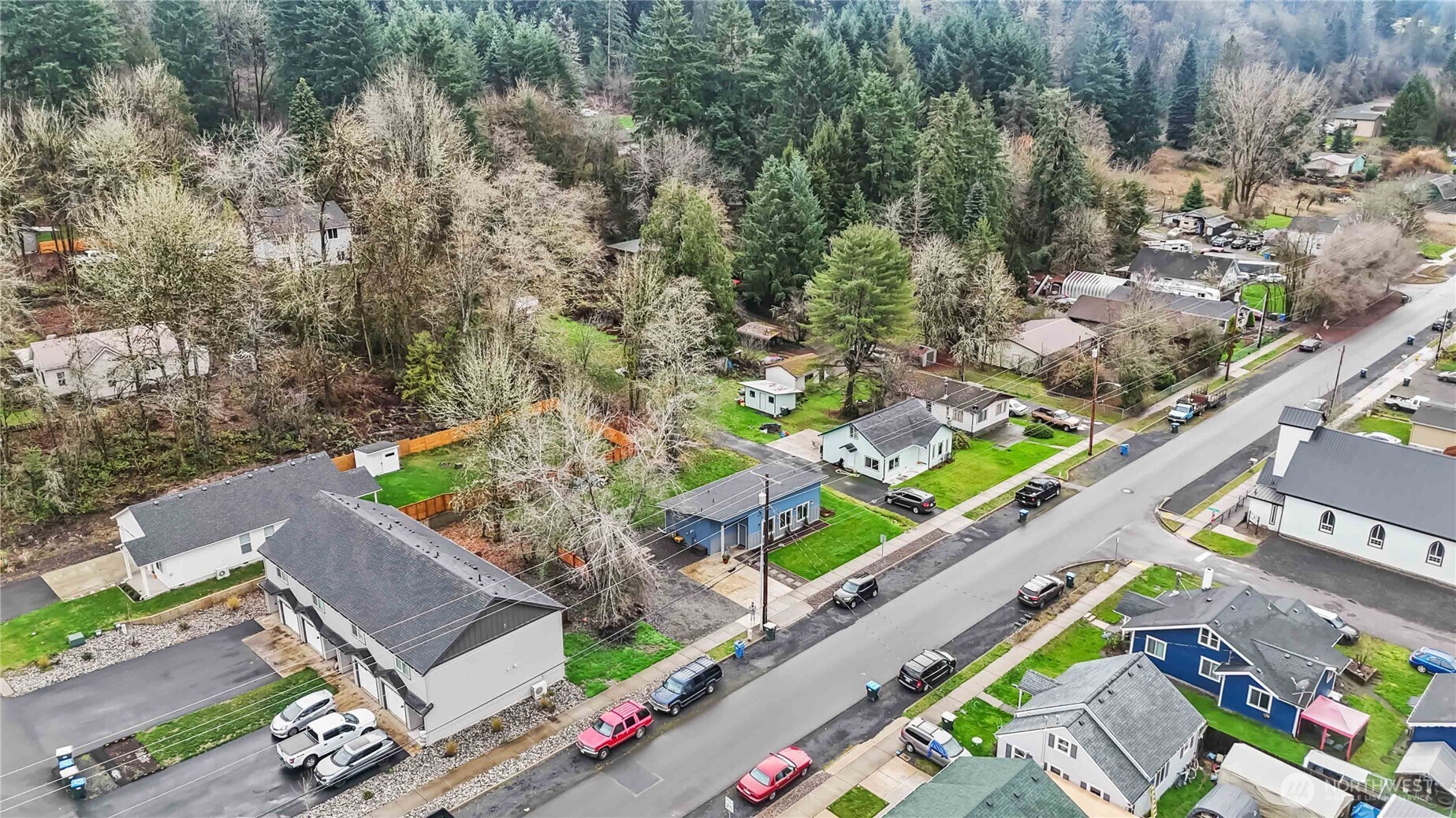 810 Southeast 1st Street Winlock, WA 98596 - Photo 18 of 35 an aerial view of a city