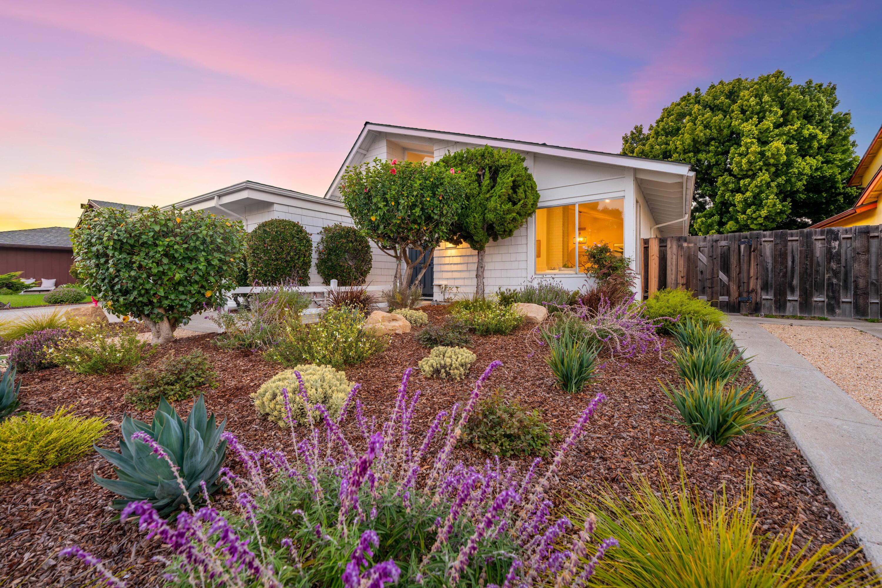 7286 Georgetown Road Goleta, CA 93117 - Photo 17 of 50 Twilight front - 7286 Georgetown Rd