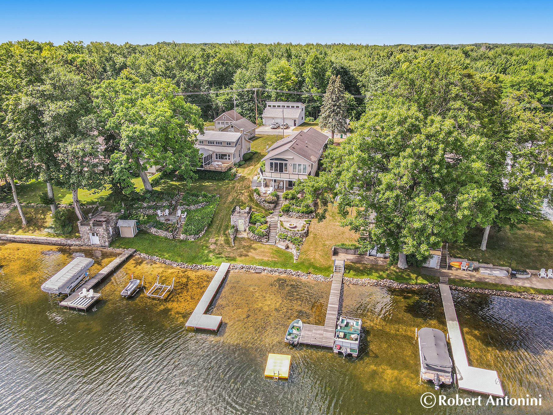 485 Harrington Road Delton, MI 49046 - Photo 50 of 53 Aerial of Lake