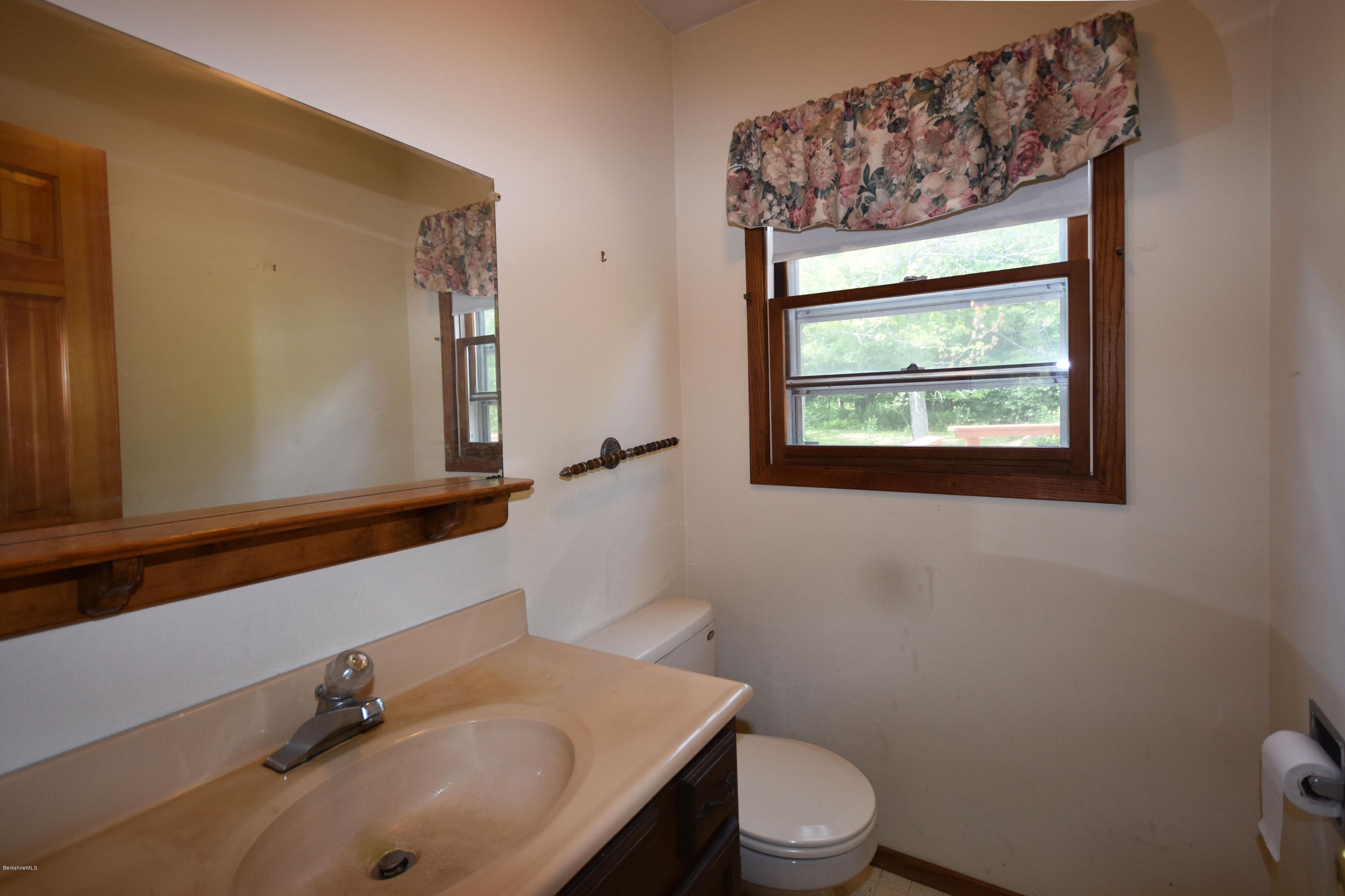 247 East Windsor Road Peru, MA 01235 - Photo 18 of 42 a bathroom with a sink toilet and mirror