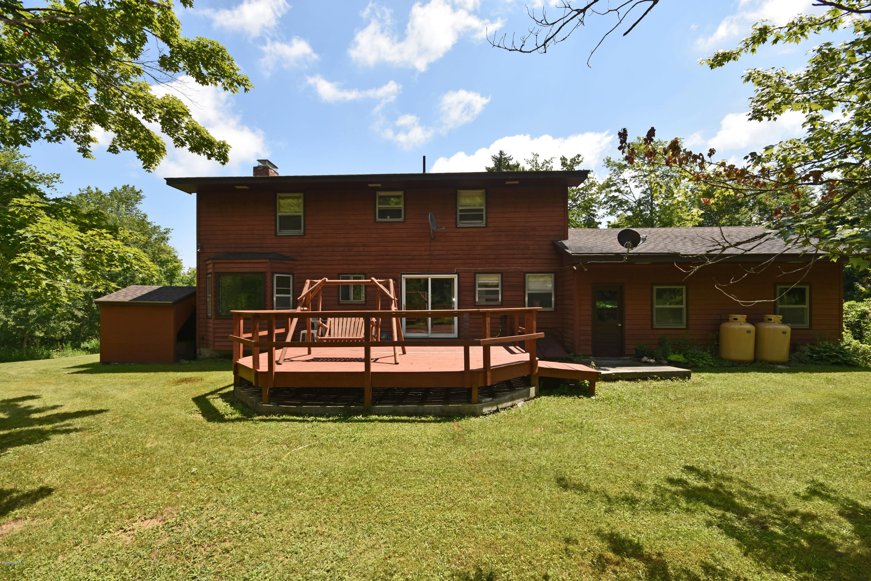247 East Windsor Road Peru, MA 01235 - Photo 38 of 42 a front view of house with a garden