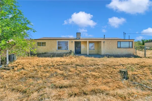 a view of backyard of the house