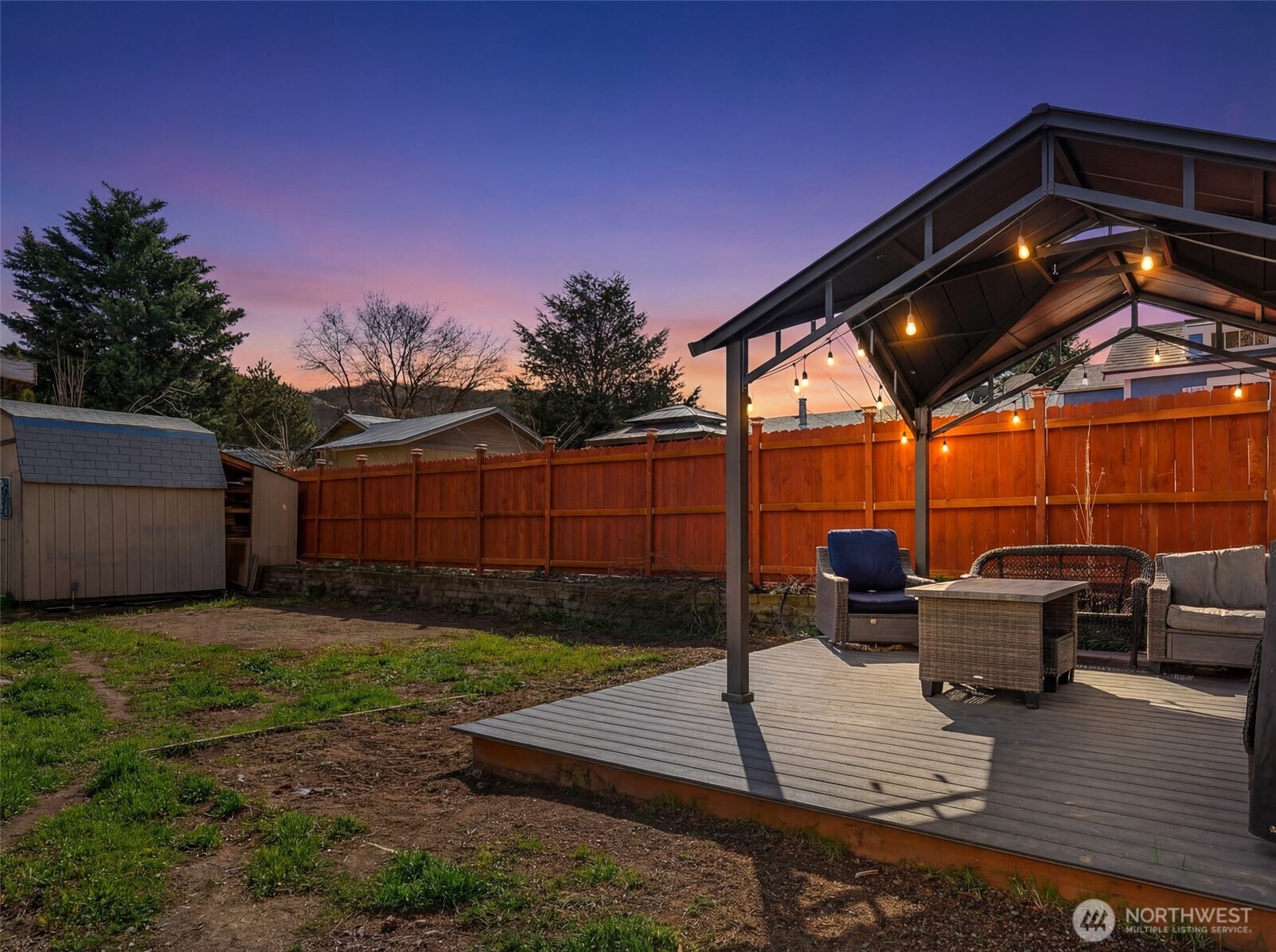 14934 Golden Delicious Street Entiat, WA 98822 - Photo 31 of 33 a view of a backyard with sitting area