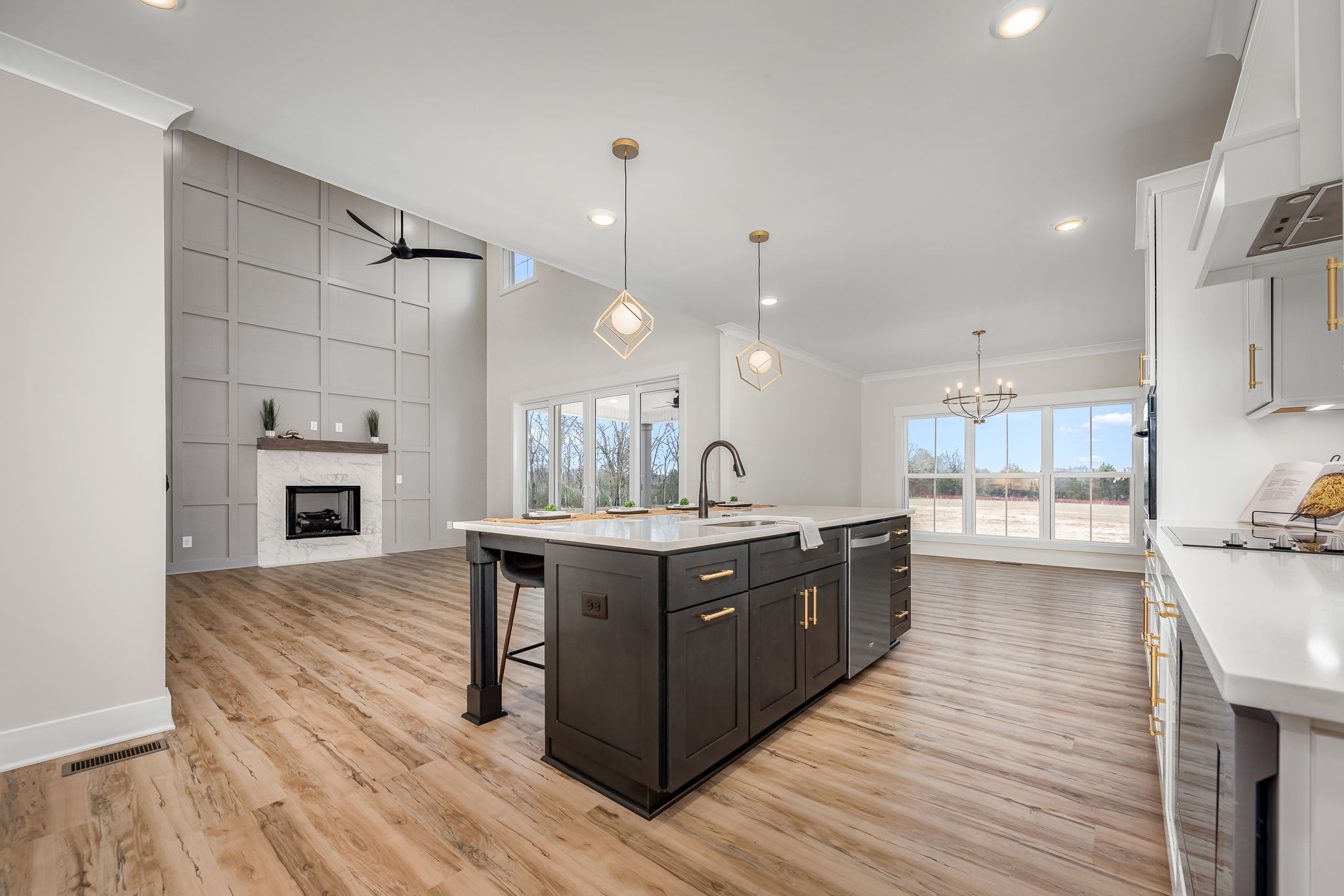 7302 West Gum Road Murfreesboro, TN 37127 - Photo 22 of 53 a kitchen with a sink and wooden floor