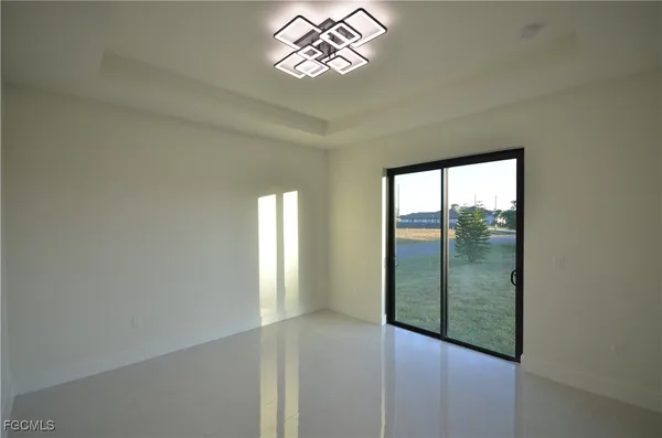 a view of an empty room