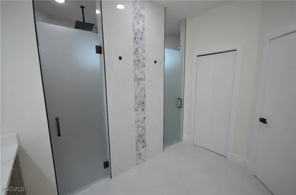 a bathroom with a toilet