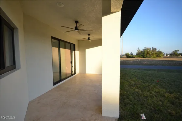 a view of patio and yard