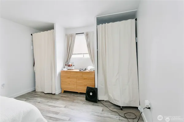 a room with storage and utility