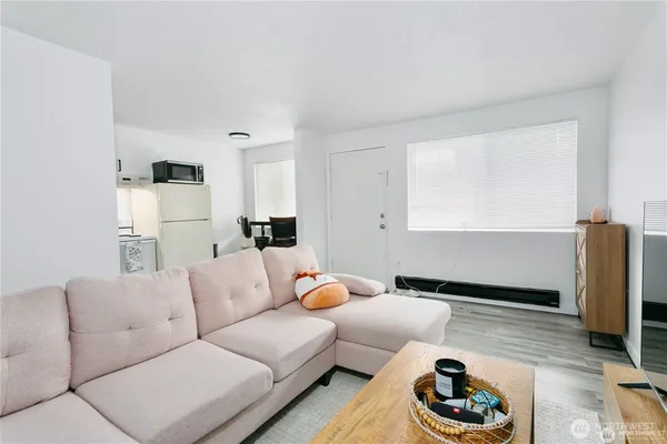 a view of a workspace with furniture