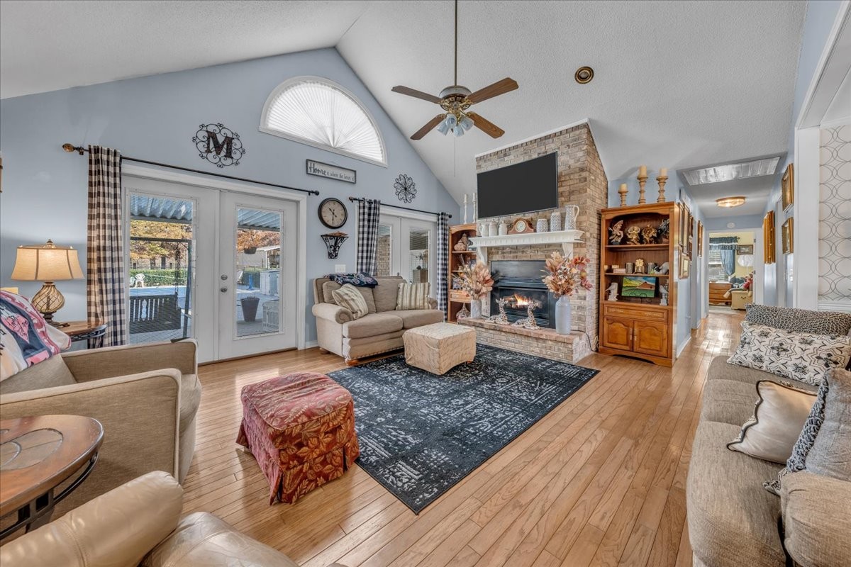 3404 Awalt Road Tullahoma, TN 37388 - Photo 12 of 84 a living room with furniture and a fireplace
