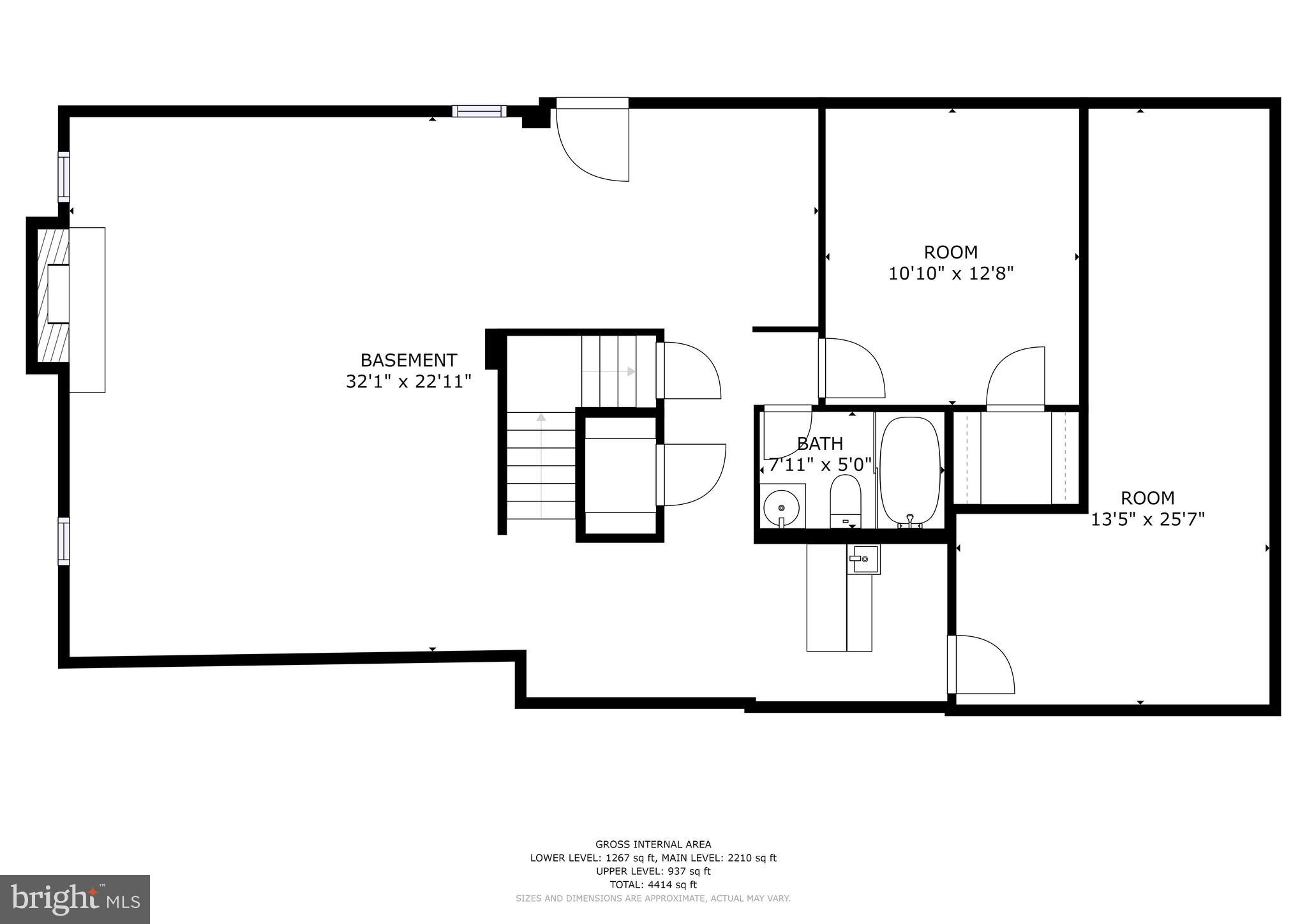 14125 Rippling Brook Drive Silver Spring, MD 20906 - Photo 51 of 54 Lower Level Floor Plan