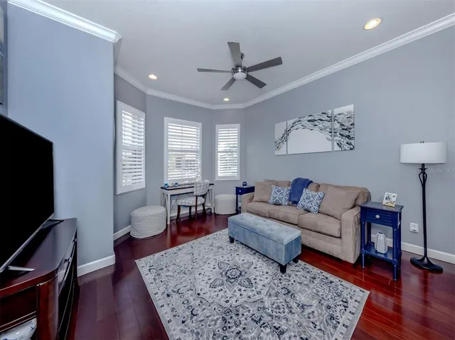 a patio with a table and chairs