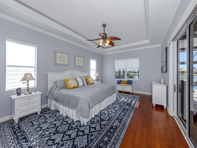 a view of a backyard with sitting area