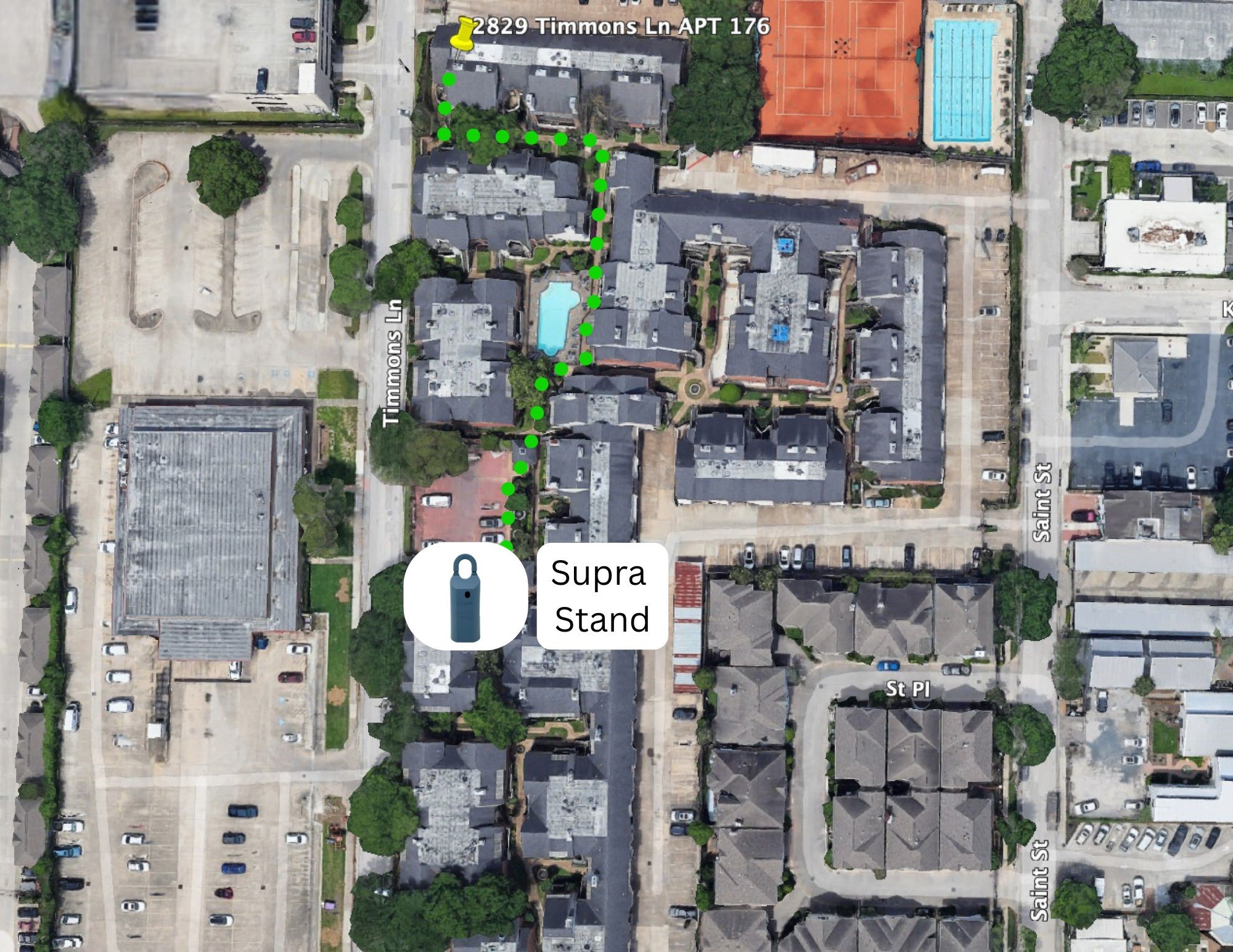 2829 Timmons Lane, Unit 176 Houston, TX 77027 - Photo 34 of 34 an aerial view of multiple house