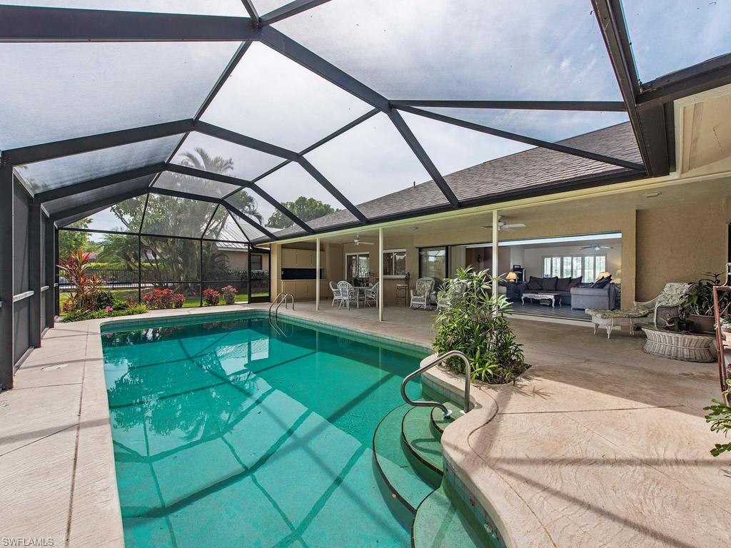 4418 Wilder Road, Unit 20 Naples, FL 34105 - Photo 14 of 16 Lanai and Pool View2