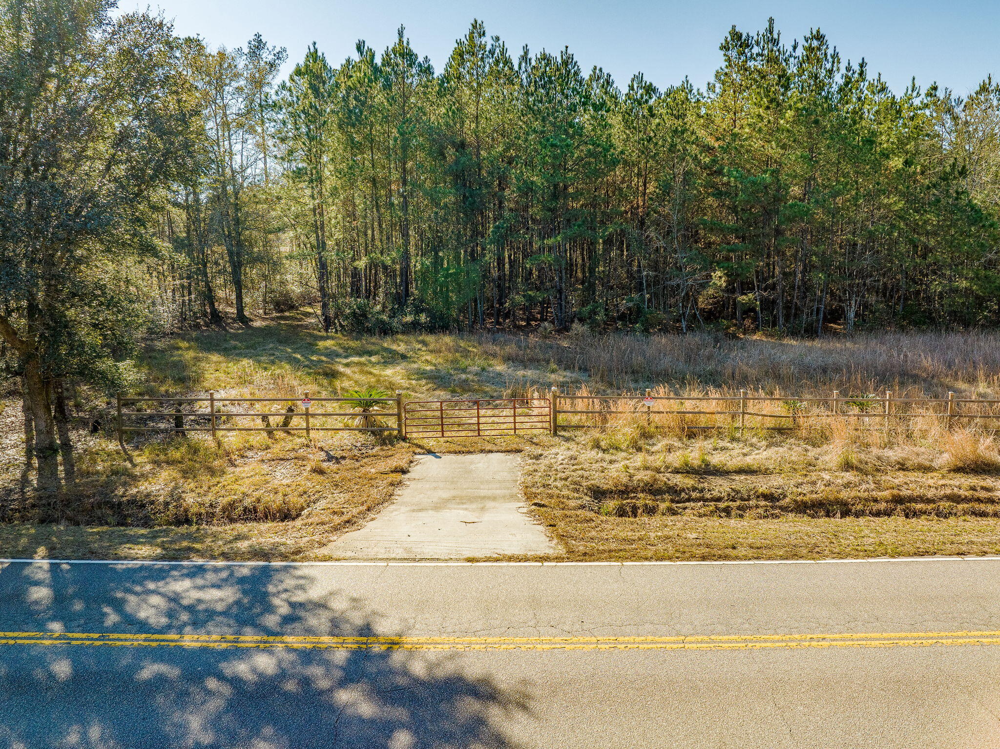 6565 Rehoboth Road Cottageville, SC 29435 - Photo 2 of 5 Front of Lot