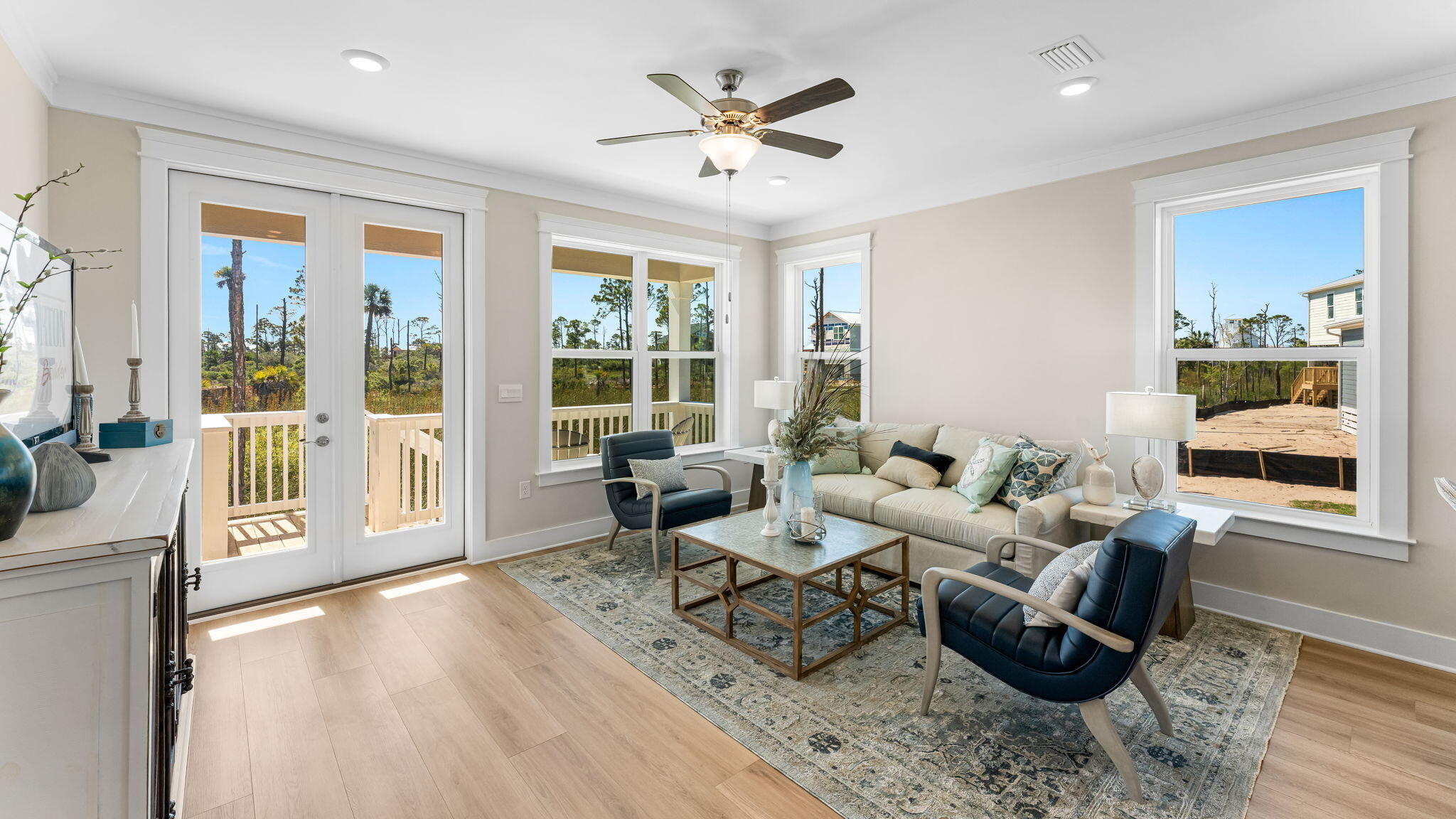 175 Marsh View Ridge Ln Cape Port St. Joe, FL 32456 - Photo 14 of 41 a living room with furniture and large window