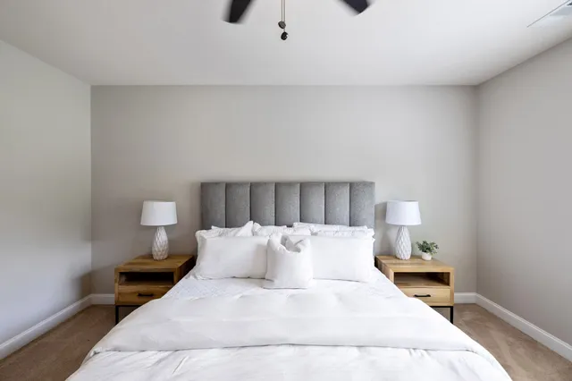 a front view of house with yard and porch