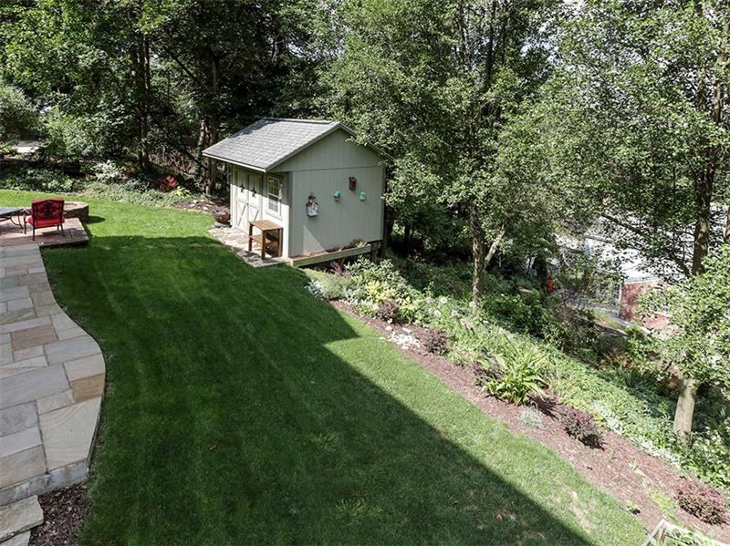 565 Trotwood Ridge Road Pittsburgh, PA 15241 - Photo 24 of 24 Beautiful landscaping and lawn in the back yard. Survey attached to listing, property continues to the right.