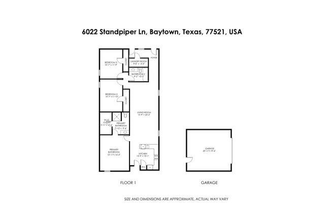 $1,845 | 6022 Standpiper Loop, Baytown, TX 77521