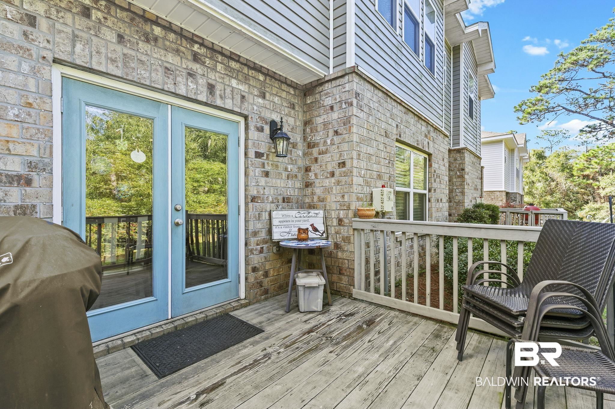 6867 Spaniel Drive, Unit B Daphne, AL 36527 - Photo 24 of 36 Deck with french doors