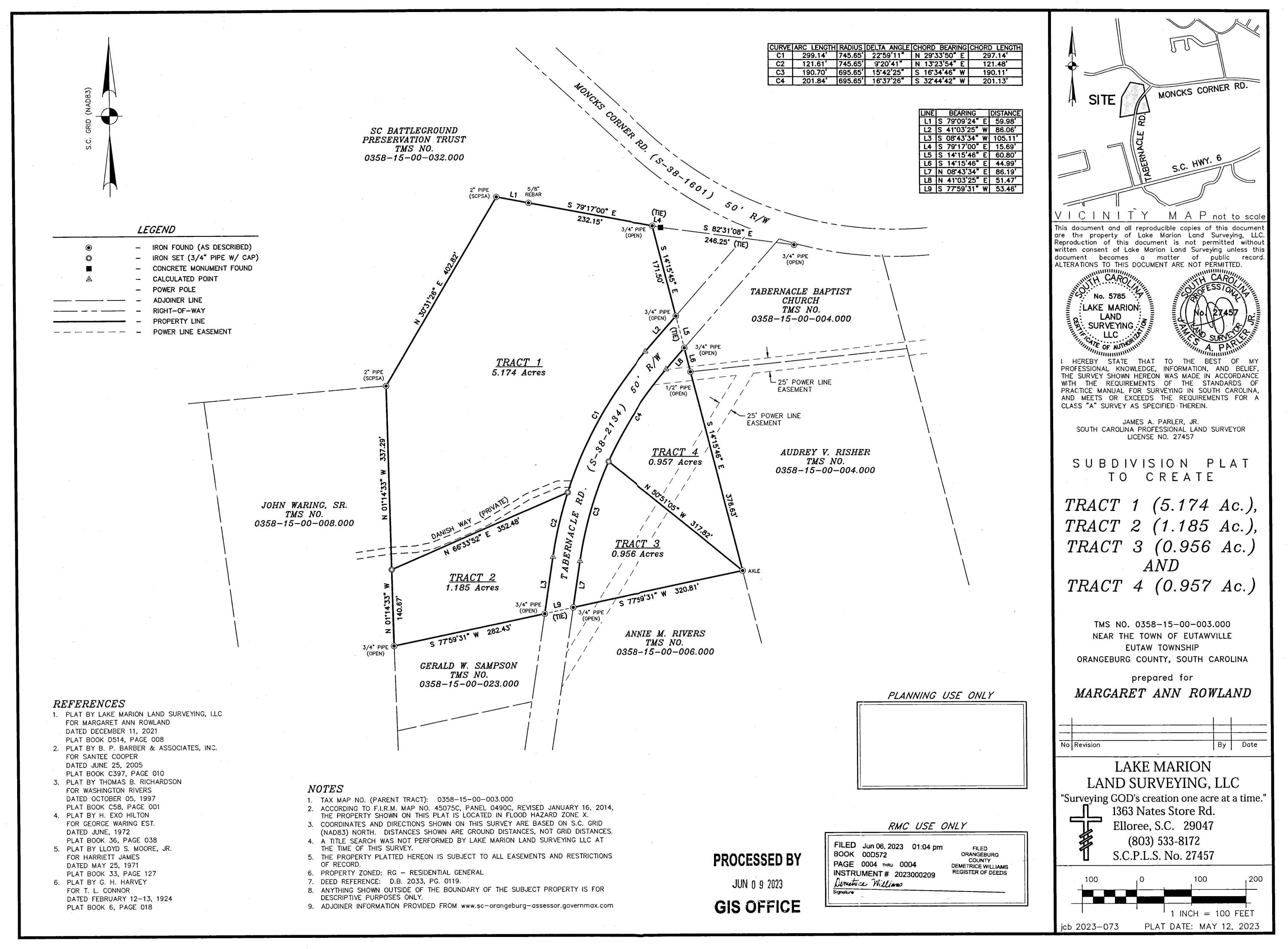 2 Tabernacle Road Eutawville, SC 29048 - Photo 7 of 7 **Tract 2
