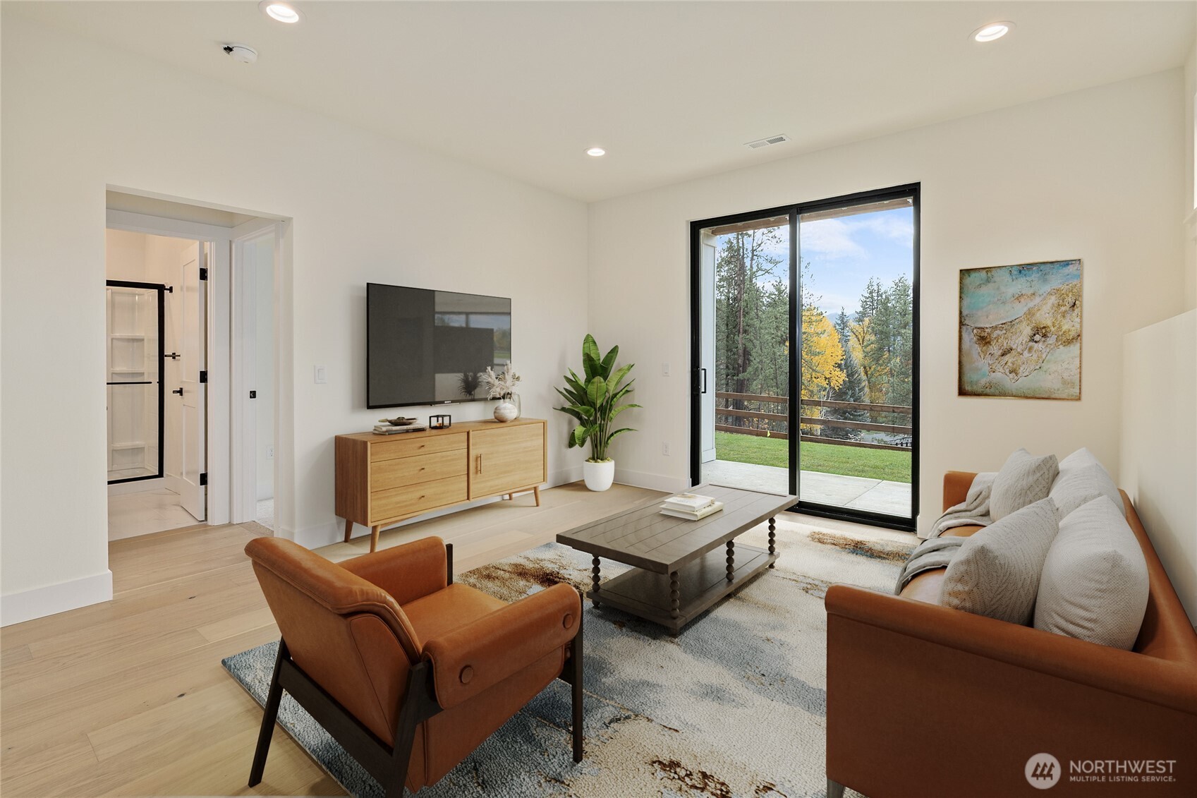 405 Outfitter Place Cle Elum, WA 98922 - Photo 13 of 30 a living room with furniture and a flat screen tv