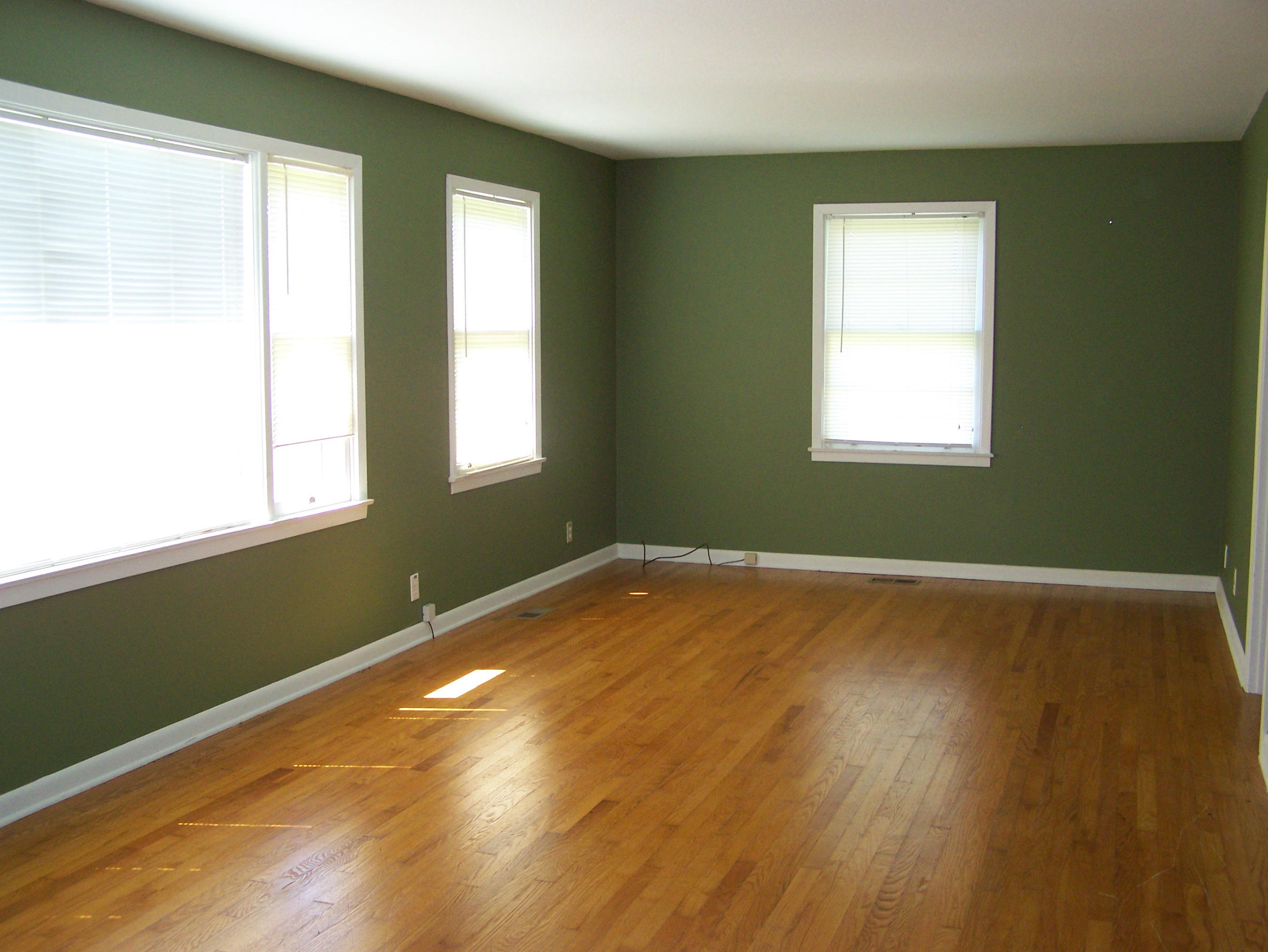 Living Room with hardwoods