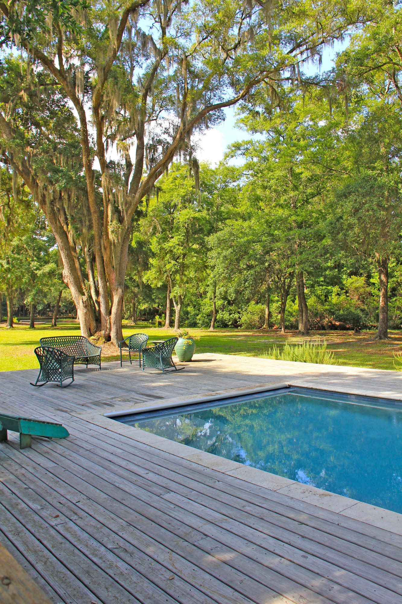 6775 Bears Bluff Road Wadmalaw Island, SC 29487 - Photo 19 of 26 Pool and backyard of main house