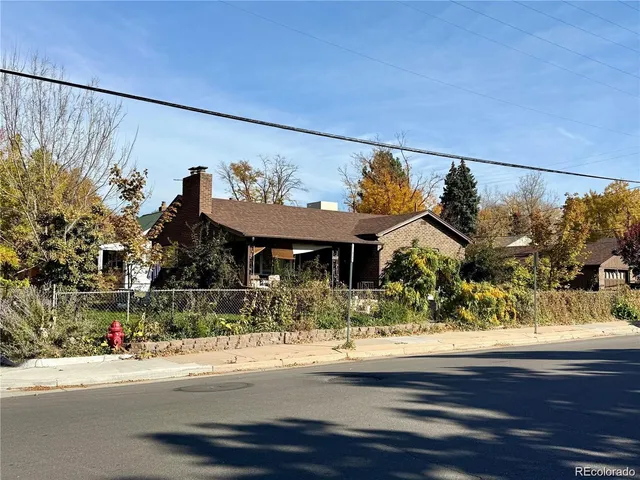 front view of a house with a street