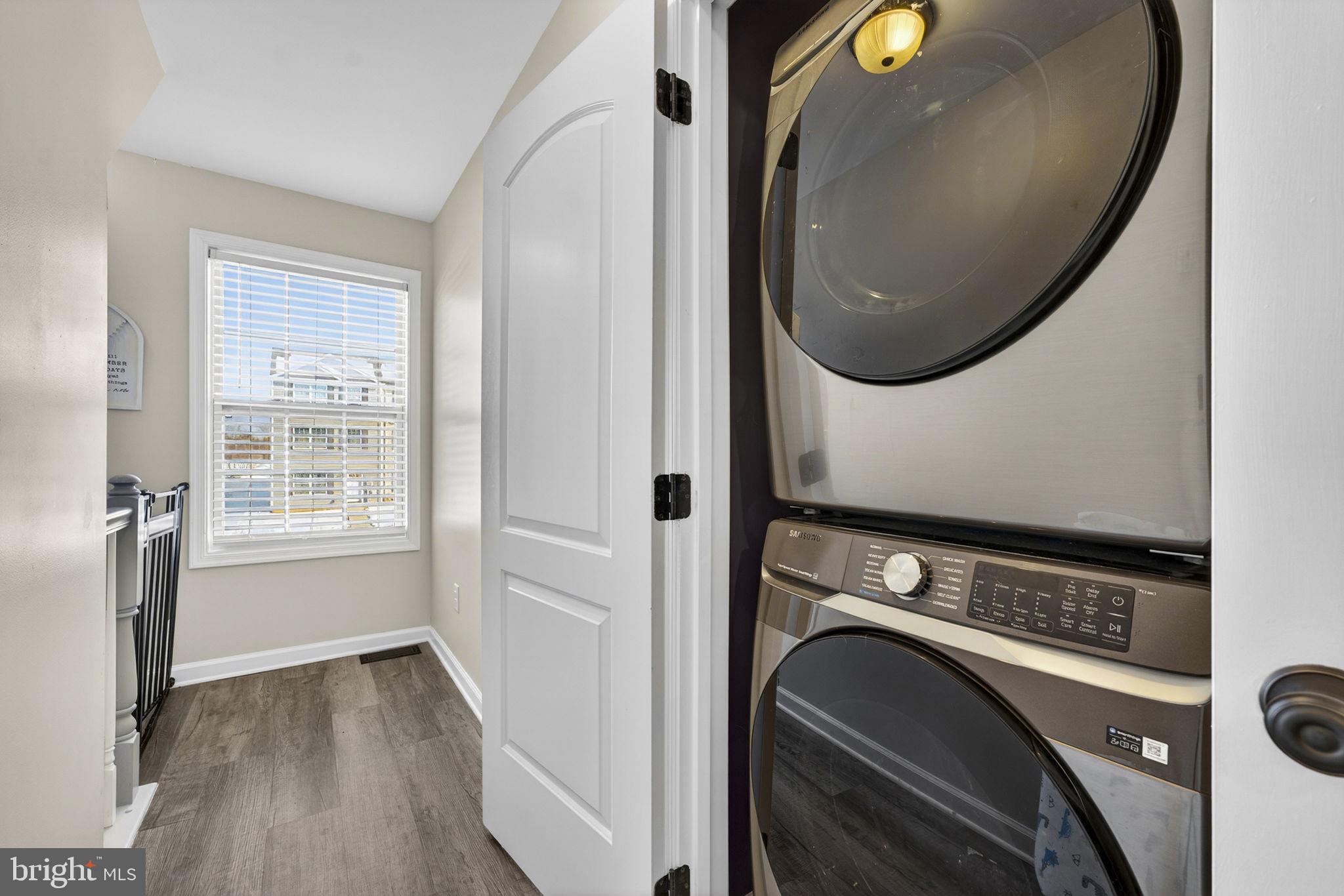 37 Knowledge Court Inwood, WV 25428 - Photo 27 of 53 a view of a hallway with washer and dryer
