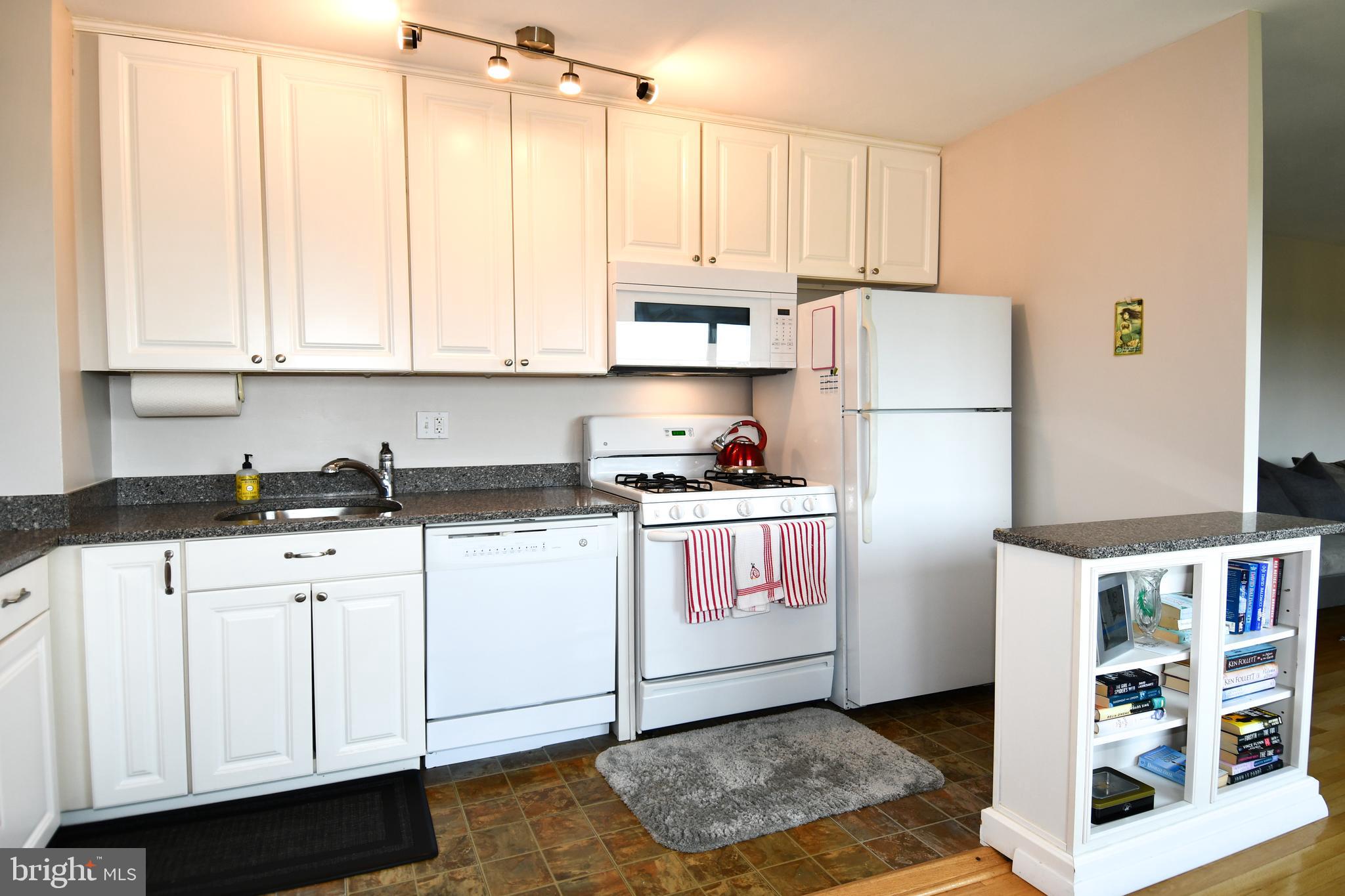 1200 South Arlington Ridge Road, Unit 704 Arlington, VA 22202 - Photo 11 of 30 Kitchen with white cabinetry