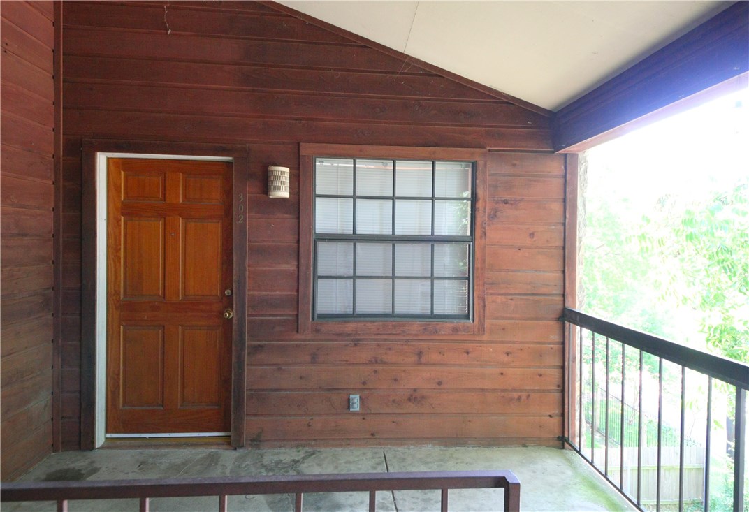 a view of front door