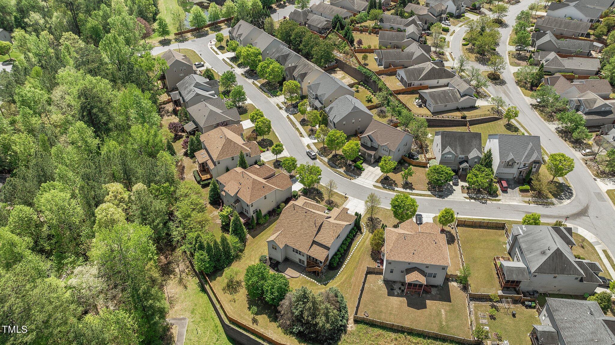 2711 Kinsley Place Raleigh, NC 27616 - Photo 76 of 77 Aerial View-Subdivision