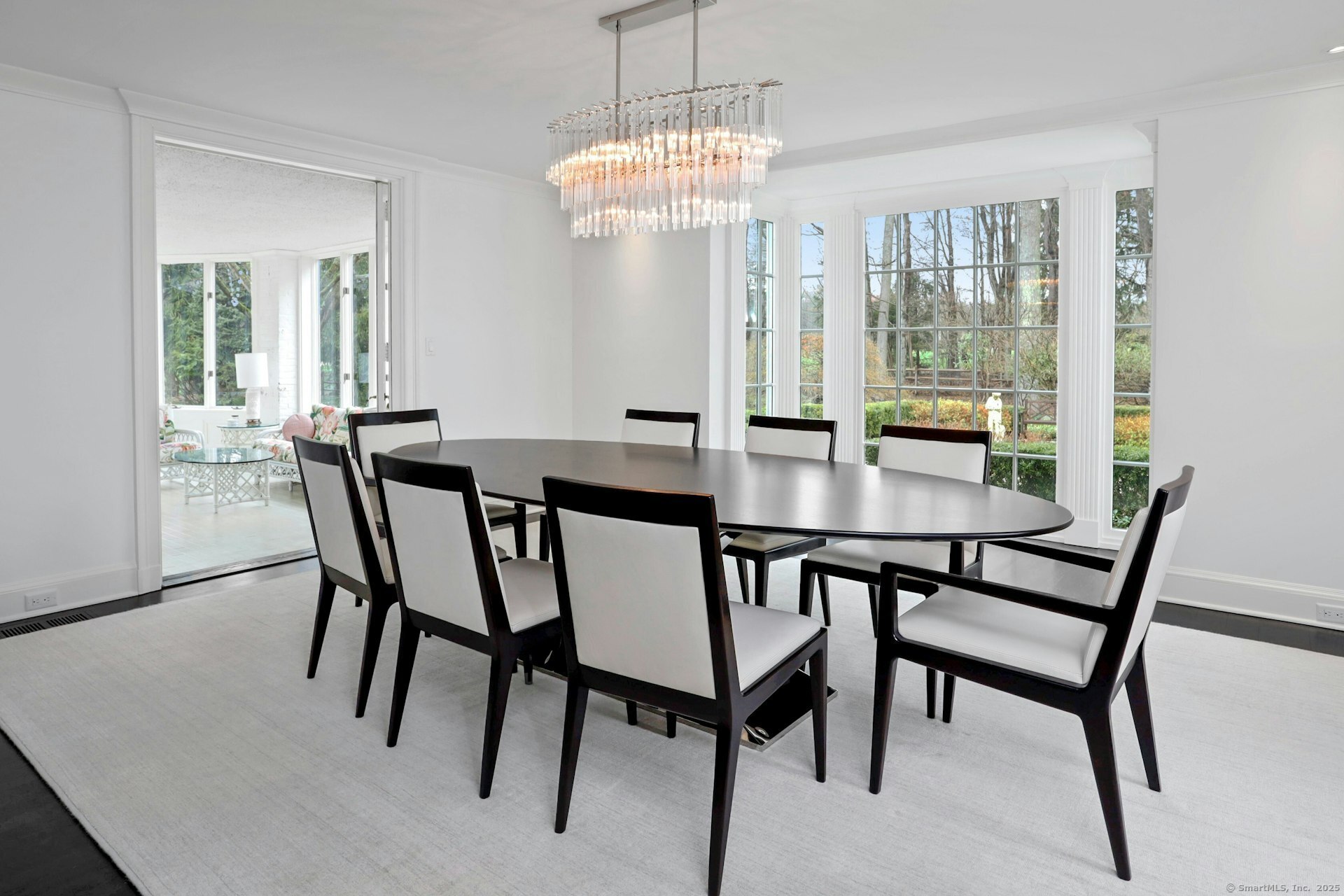 75 Hanson Road Darien, CT 06820 - Photo 8 of 30 a view of a dining room with furniture window and outside view