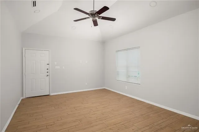wooden floor in an empty room